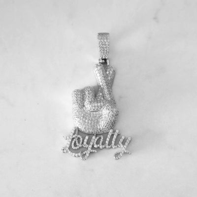 14k - "Loyalty" Pendant - Ice Out NY