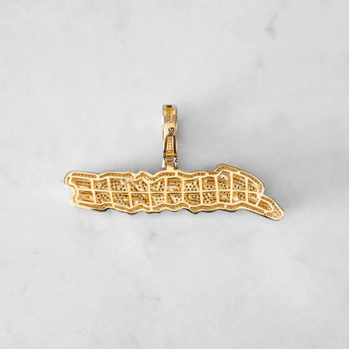 14k - "Self Made" Pendant - Ice Out NY