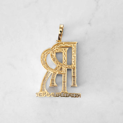 14k - "Road Runner" Pendant - Ice Out NY