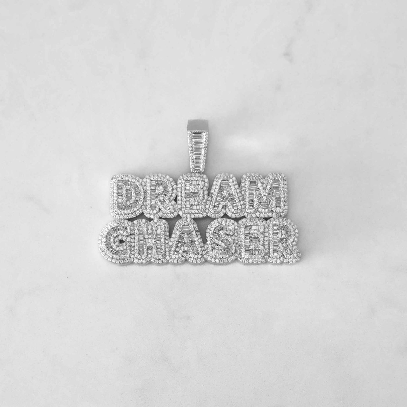 14k - "Dream Chasers" Pendant - Ice Out NY