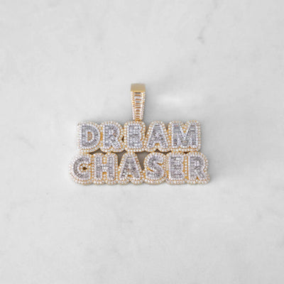 14k - "Dream Chasers" Pendant - Ice Out NY