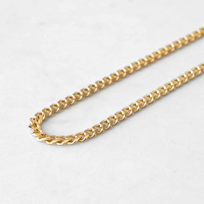 18k - 5mm Cuban Chain Gold - Ice Out NY