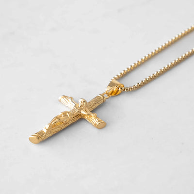 14k - "Cross" Chain Set - Ice Out NY