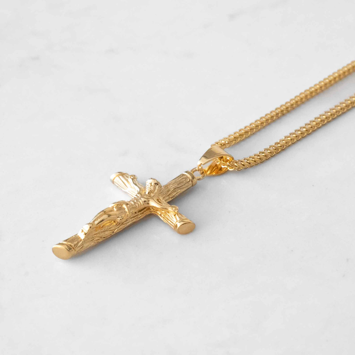 14k - "Cross" Chain Set - Ice Out NY