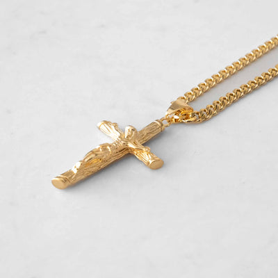 14k - "Cross" Chain Set - Ice Out NY