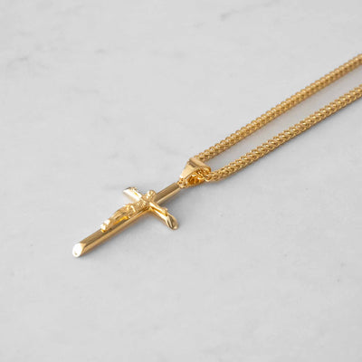 14k - "Cross" Chain Set - Ice Out NY