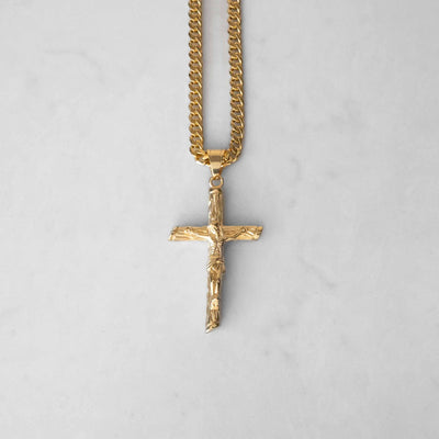 14k - "Cross" Chain Set - Ice Out NY