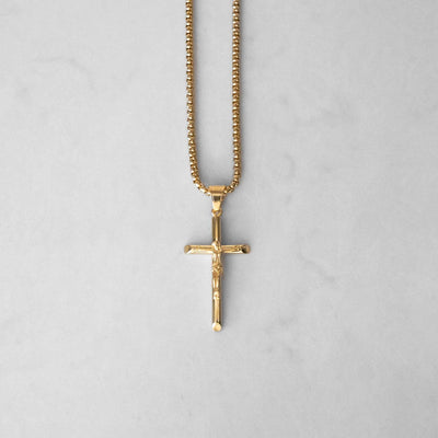 14k - "Cross" Chain Set - Ice Out NY