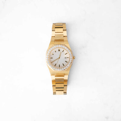 14k - Custom Iced Out Royal Oak Watch - Ice Out NY