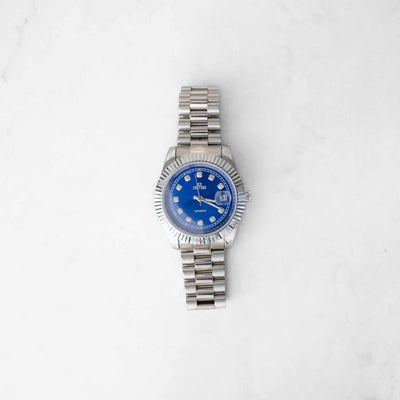 14k - Custom Ice Culture Datejust Jubilee Watch - Ice Out NY