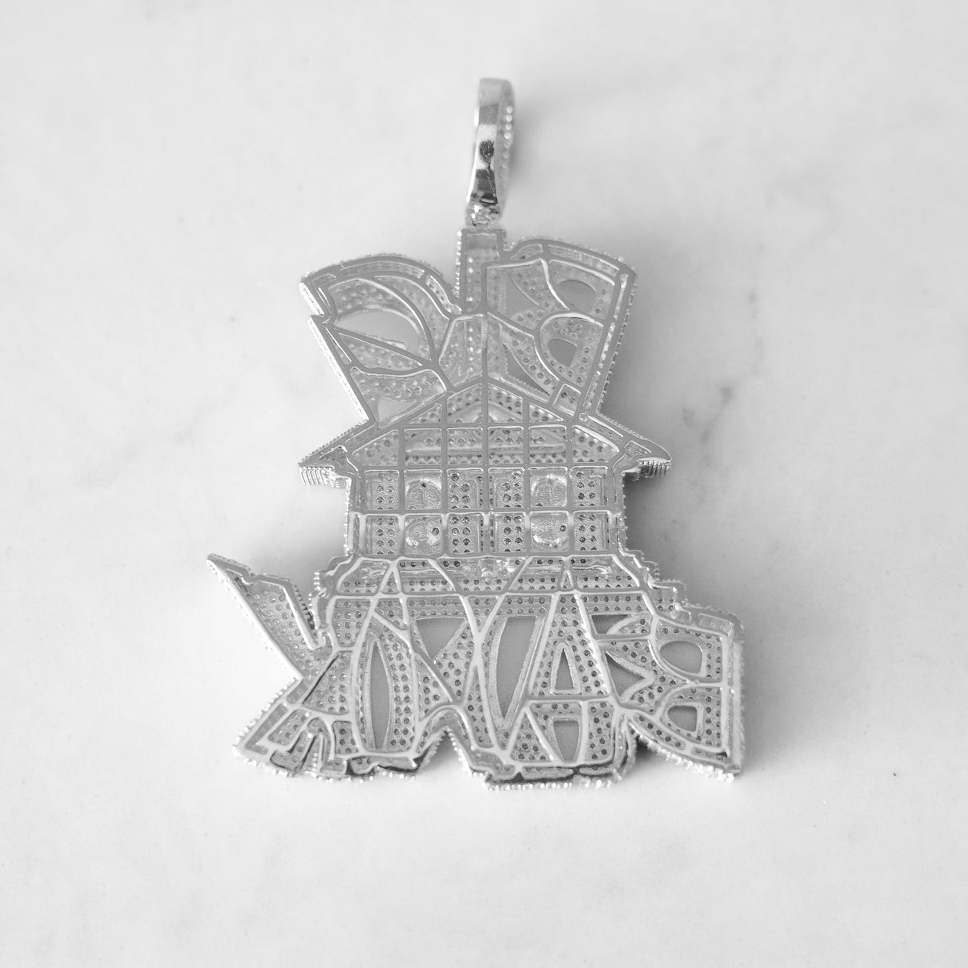 14k - "Big Bank" Pendant - Ice Out NY