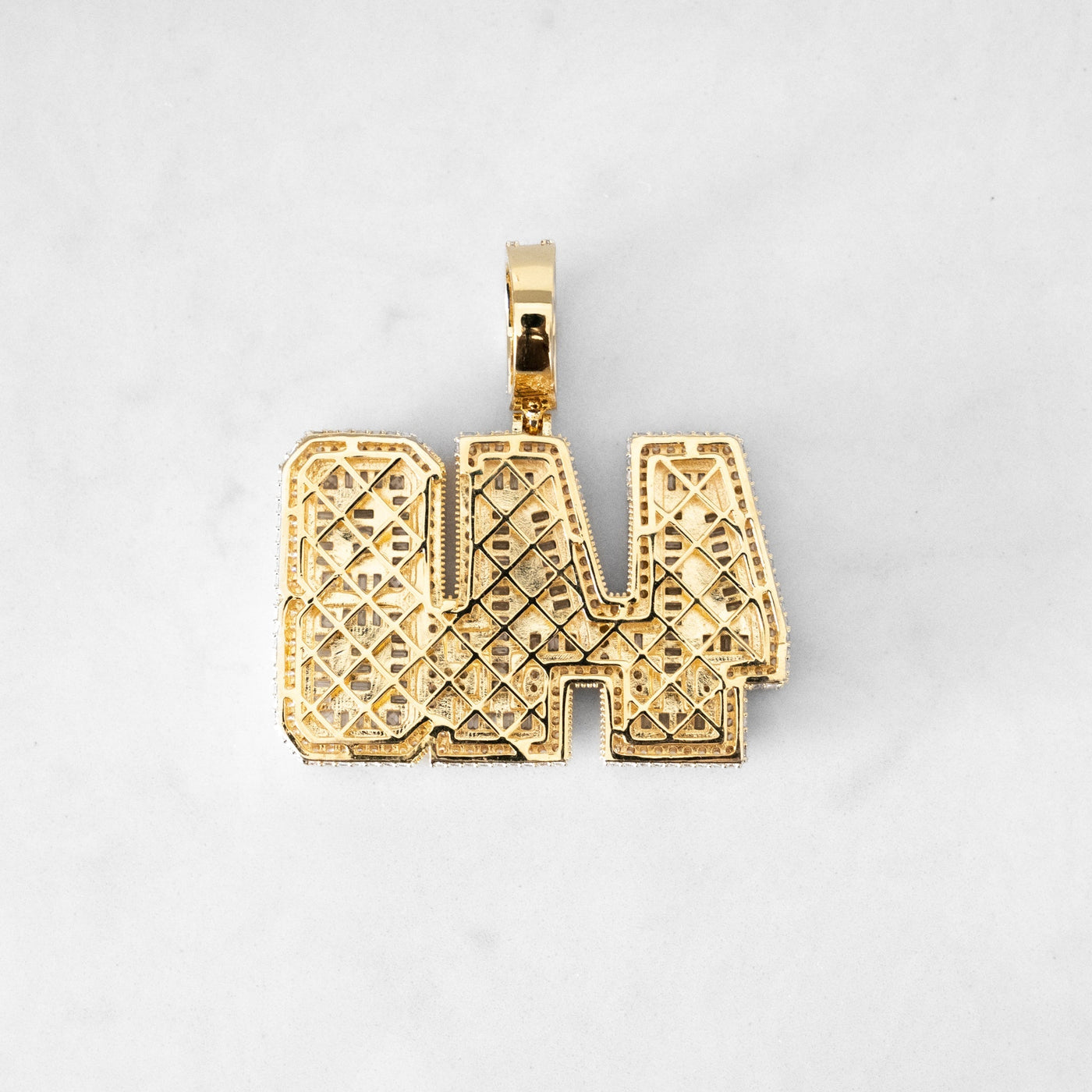 14k - "448" Pendant - Ice Out NY