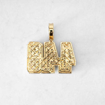 14k - "448" Pendant - Ice Out NY