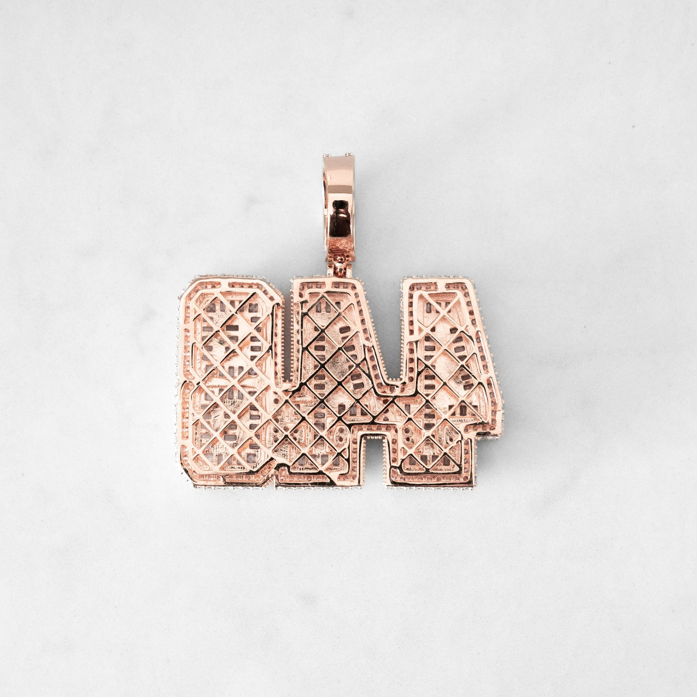 14k - "448" Pendant - Ice Out NY