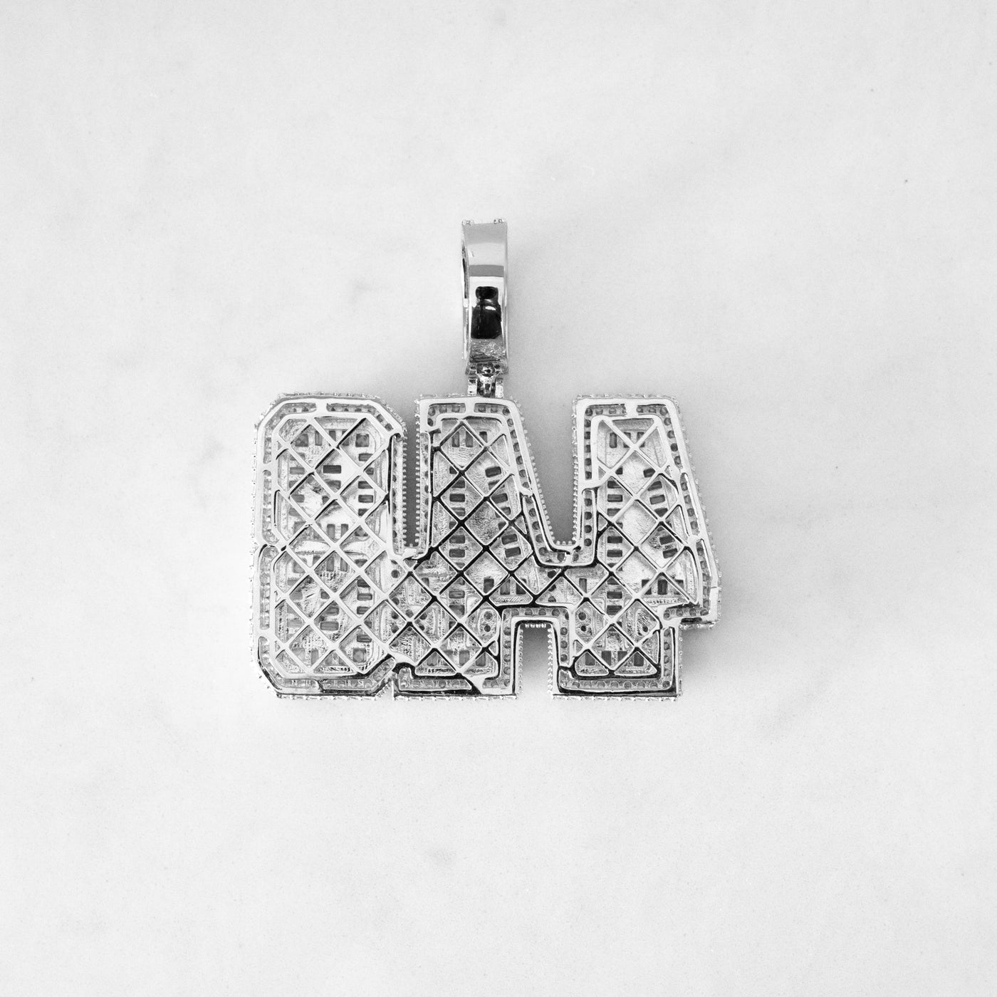 14k - "448" Pendant - Ice Out NY