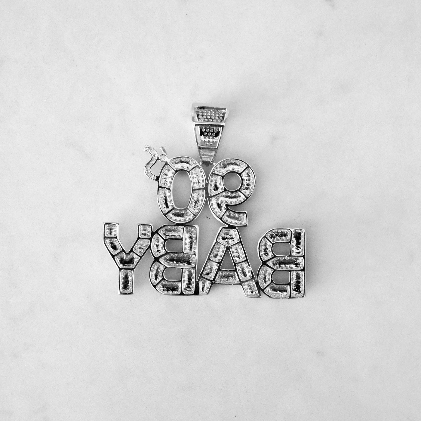 14k - "90's Baby" Pendant - Ice Out NY