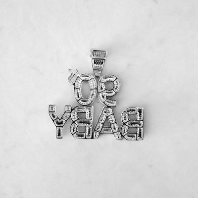 14k - "90's Baby" Pendant - Ice Out NY