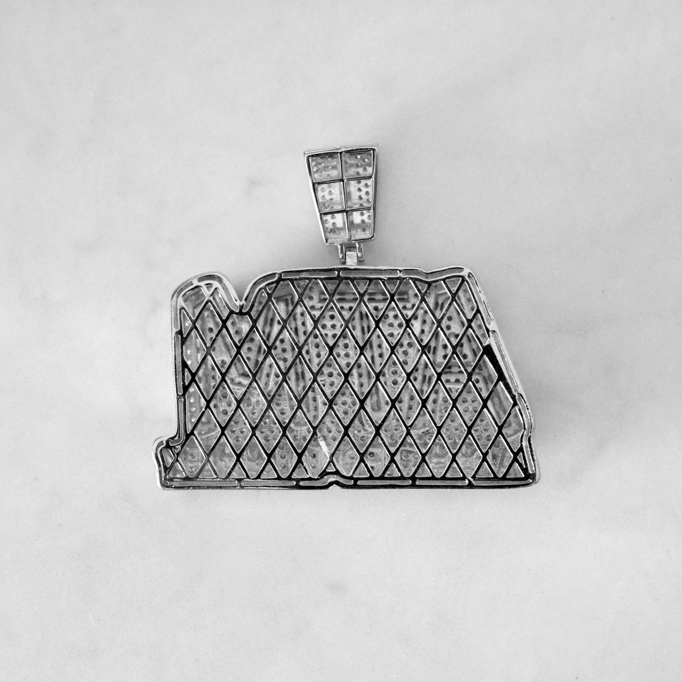 14k - "Addicted To Money" Pendant - Ice Out NY