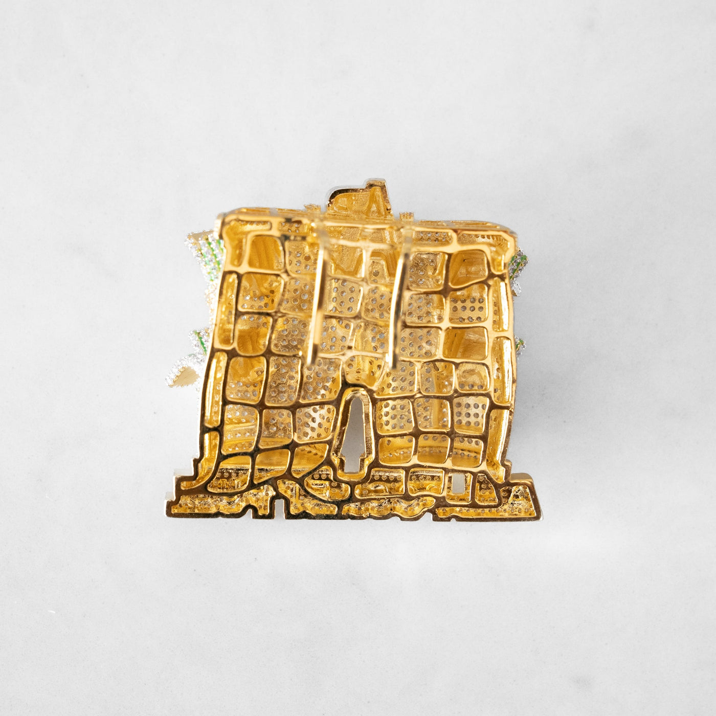 14k - "All Pocket Full" Pendant - Ice Out NY