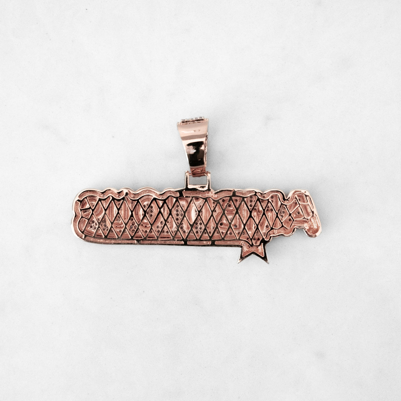 14k - "Ambitious" Pendant - Ice Out NY