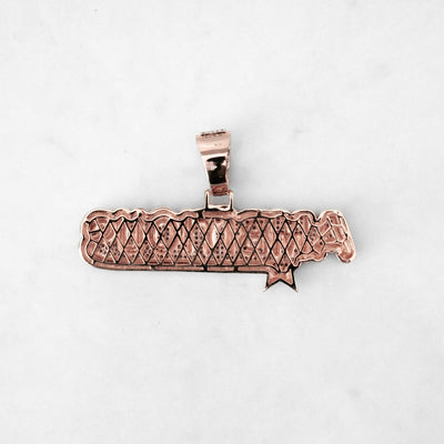 14k - "Ambitious" Pendant - Ice Out NY