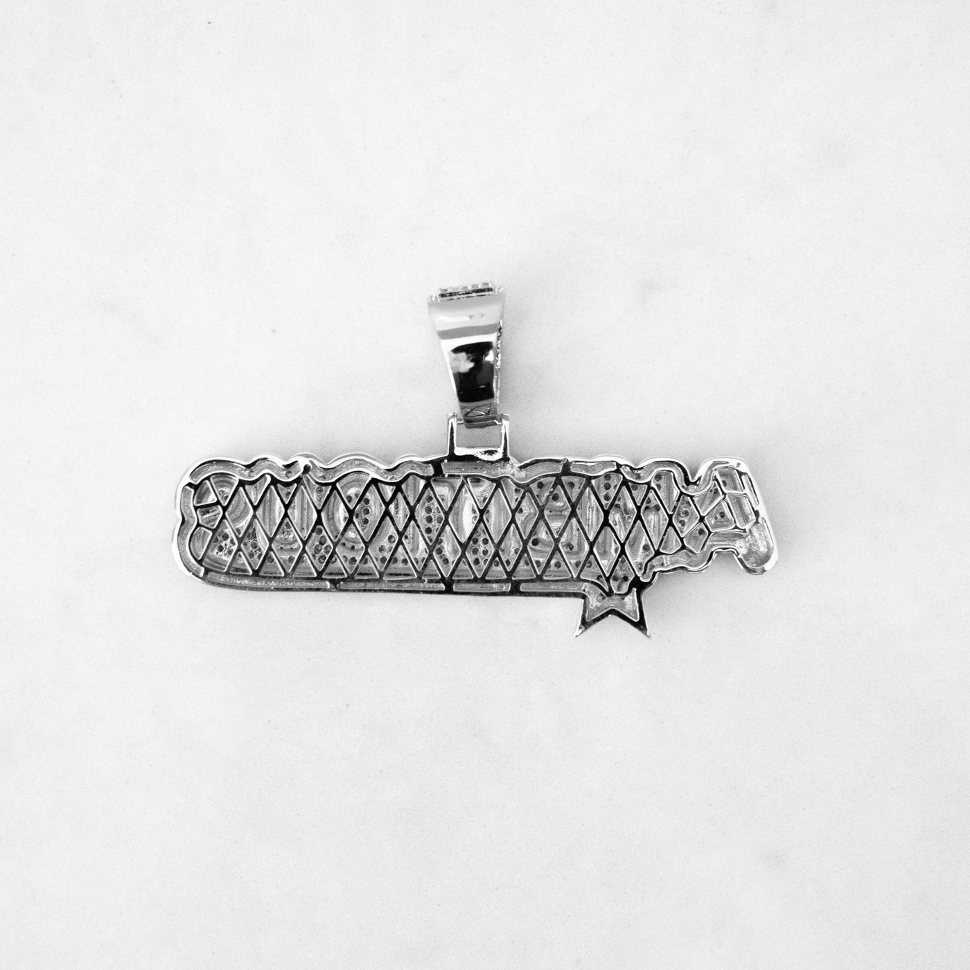 14k - "Ambitious" Pendant - Ice Out NY