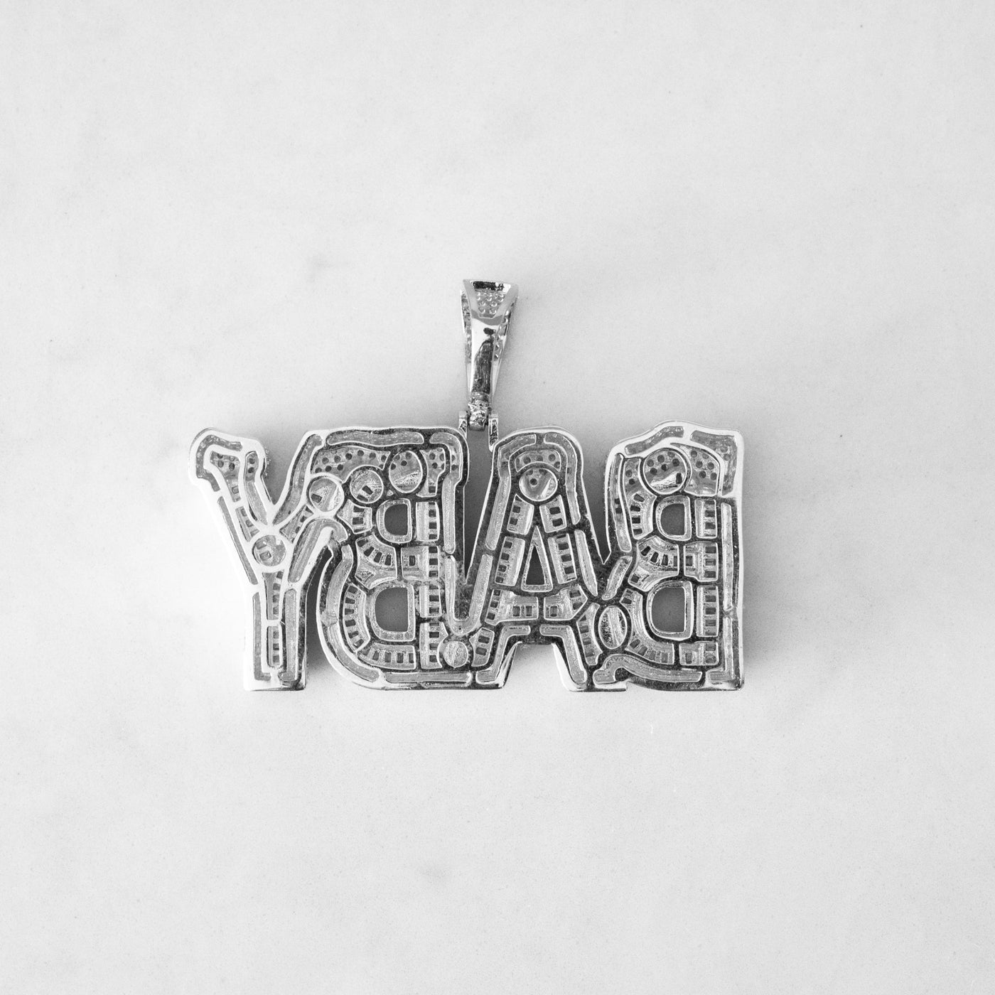 14k - "BABY" Pendant - Ice Out NY