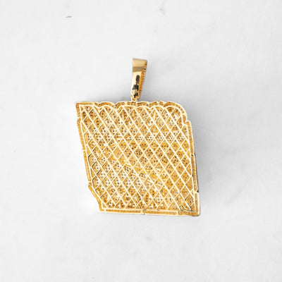 14k - "Cash On Delivery" Pendant - Ice Out NY