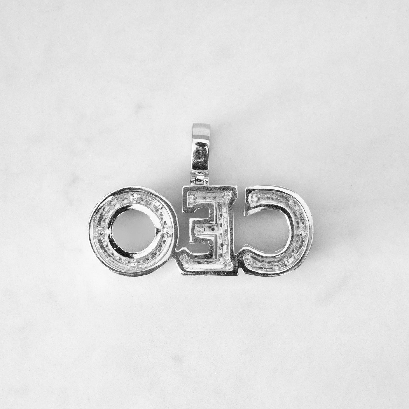 14k - "CEO" Pendant - Ice Out NY