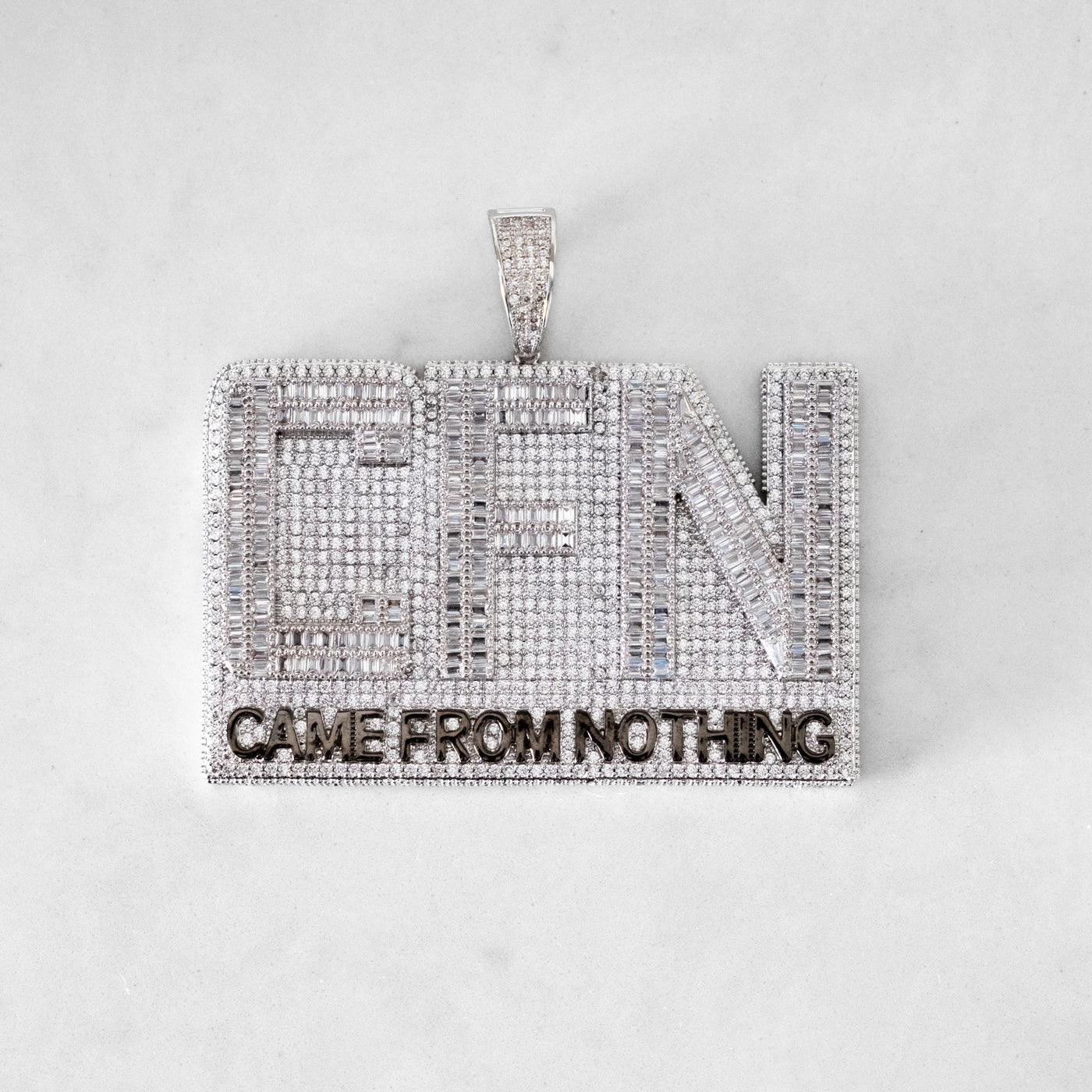 14k - "CFN" Pendant - Ice Out NY