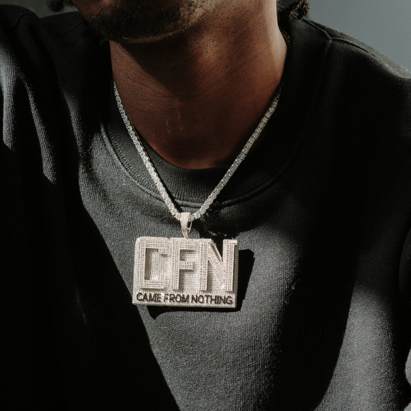 14k - "CFN" Pendant - Ice Out NY