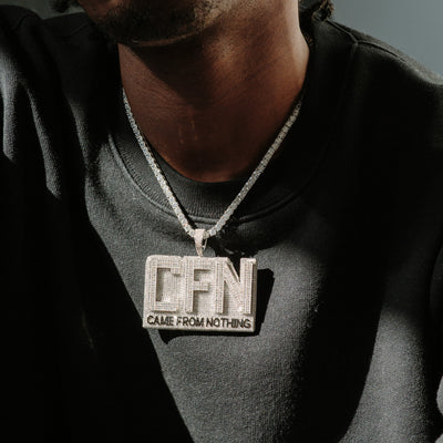 14k - "CFN" Pendant - Ice Out NY