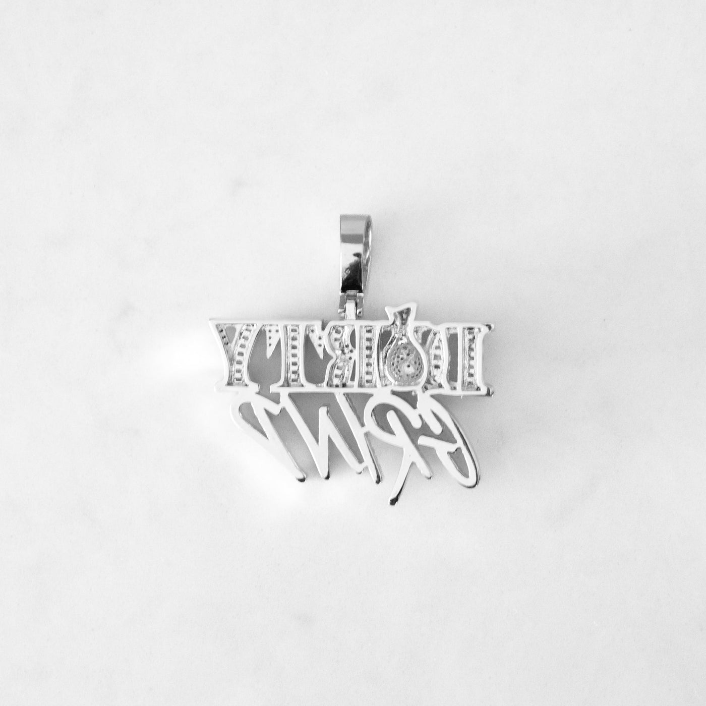 14k - "Dirty Grind" Pendant - Ice Out NY