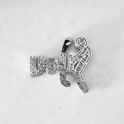 14k - "Fu*k You" Pendant - Ice Out NY