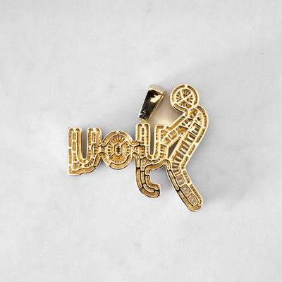 14k - "Fu*k You" Pendant - Ice Out NY