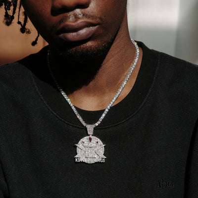 14k - "King Of Kings" Pendant - Ice Out NY