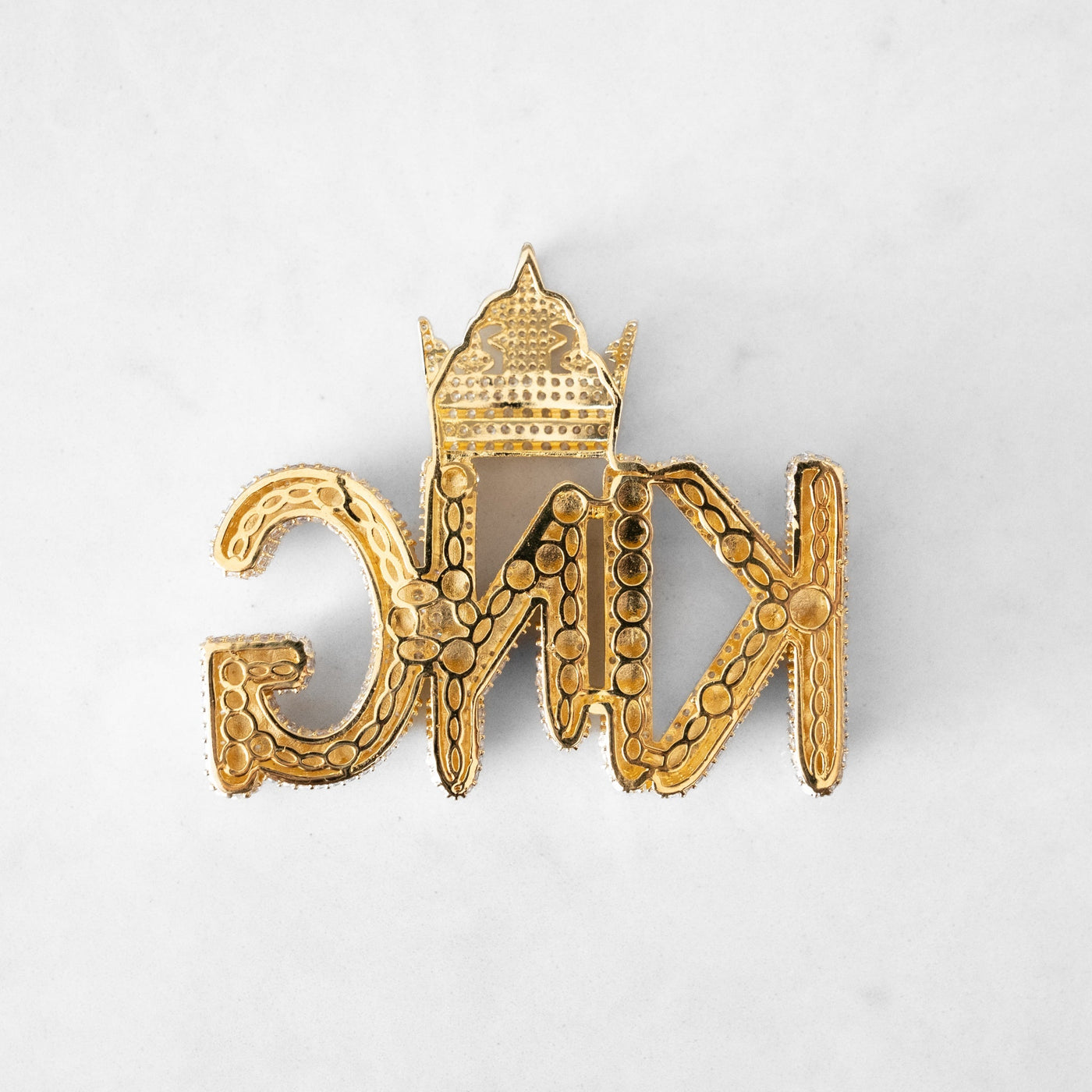 14k - "KING" Pendant - Ice Out NY