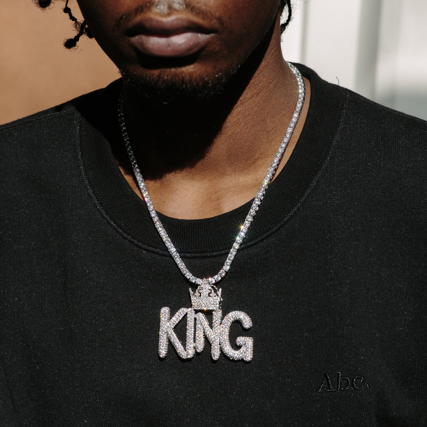 14k - "KING" Pendant - Ice Out NY