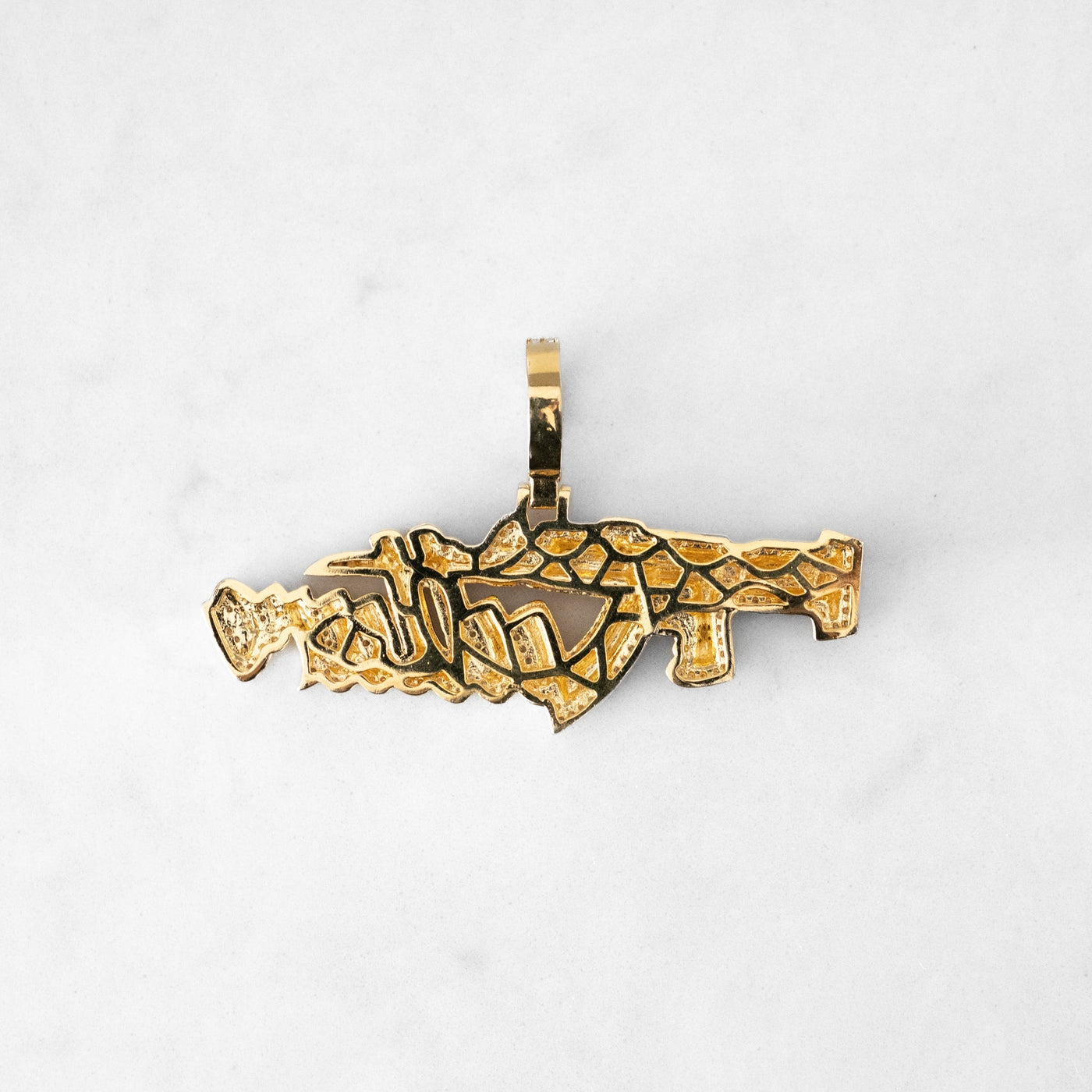 14k - "Kulture" Pendant - Ice Out NY