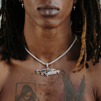 14k - "Kulture" Pendant - Ice Out NY