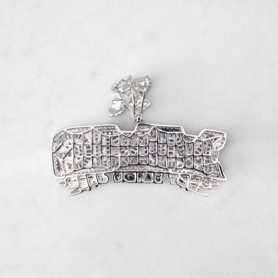 14k - "Money Making Genius" Pendant - Ice Out NY