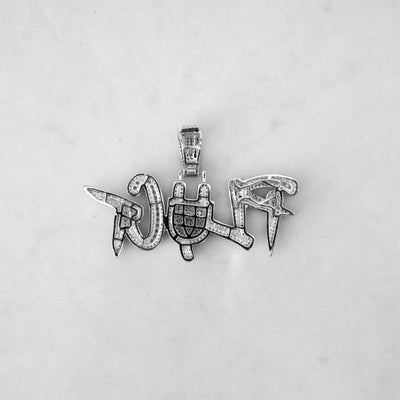 14k - "Plug" Pendant - Ice Out NY