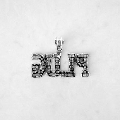 14k - "PLUG" Pendant - Ice Out NY