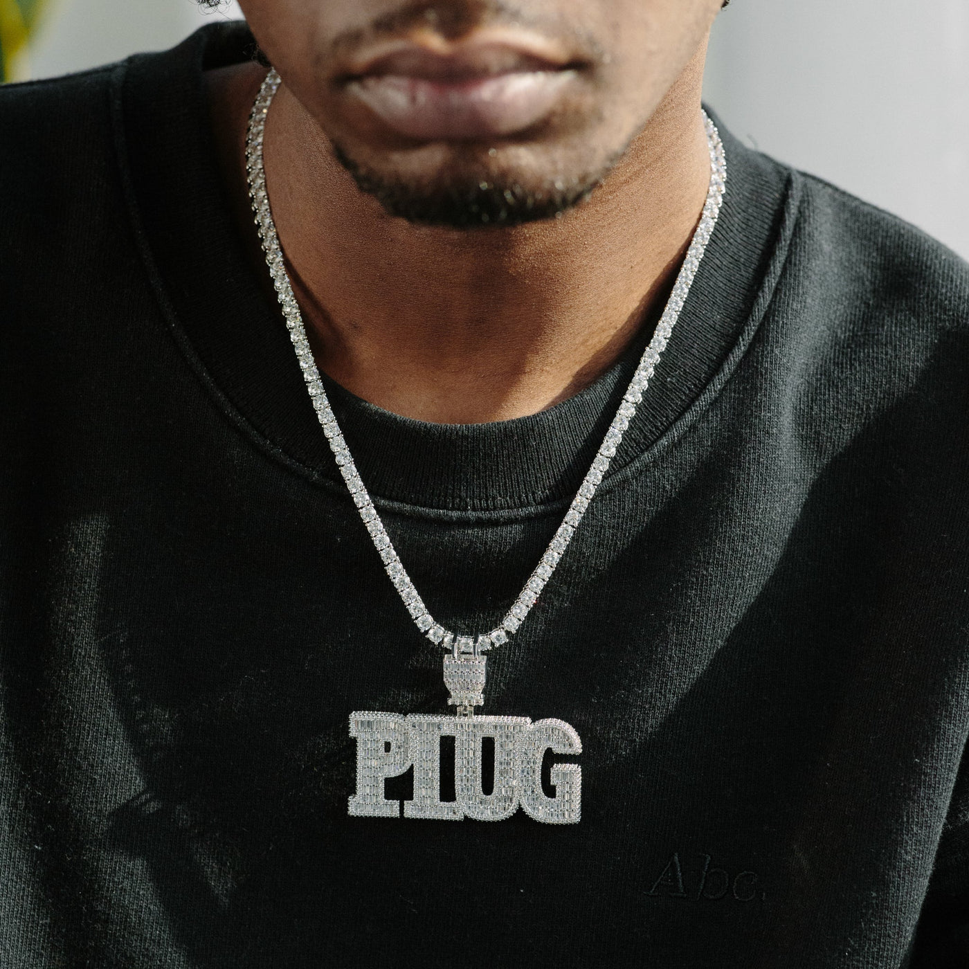 14k - "PLUG" Pendant - Ice Out NY