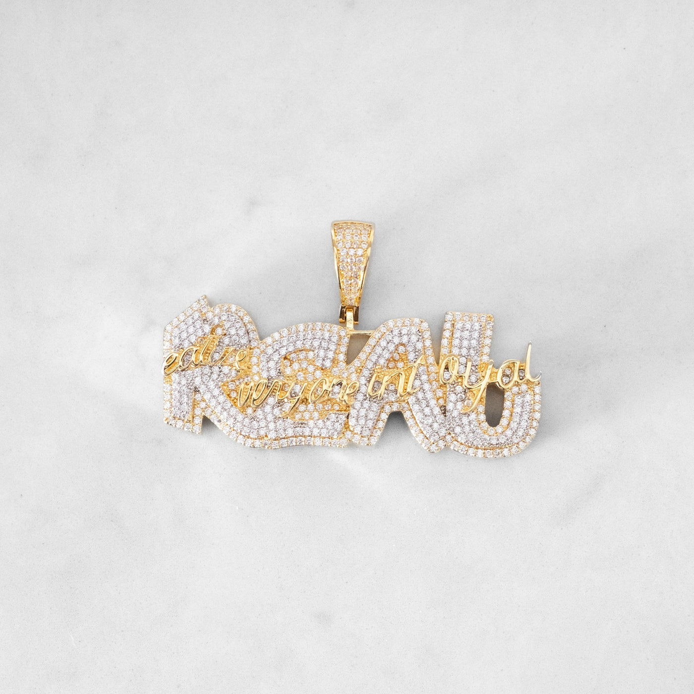 14k - "Real" Pendant - Ice Out NY