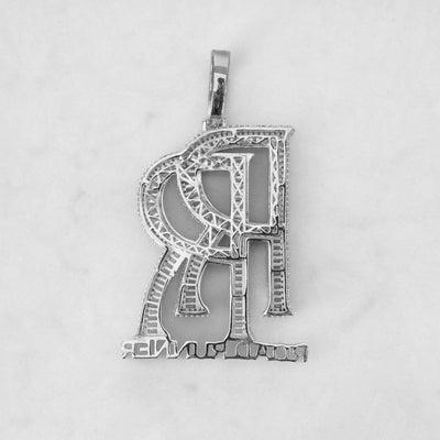 14k - "Road Runner" Pendant - Ice Out NY