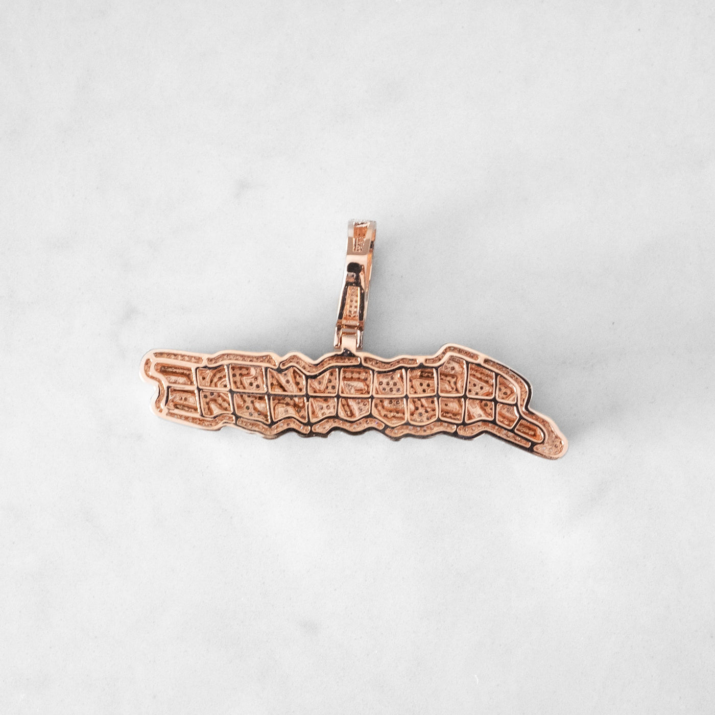 14k - "Self Made" Pendant - Ice Out NY