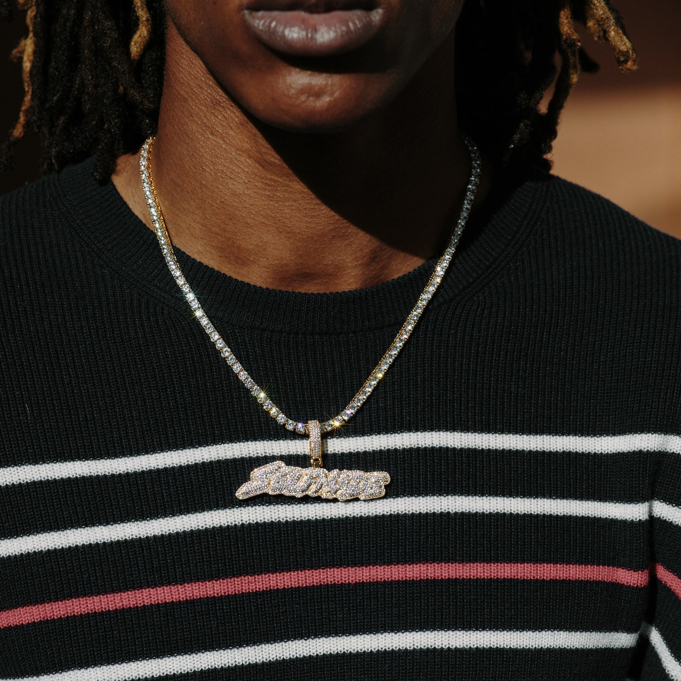 14k - "Self Made" Pendant - Ice Out NY