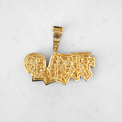 14k - "TRAP" Pendant - Ice Out NY