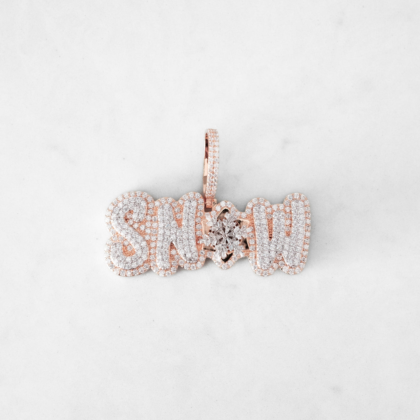 14k - "Snow" Pendant - Ice Out NY